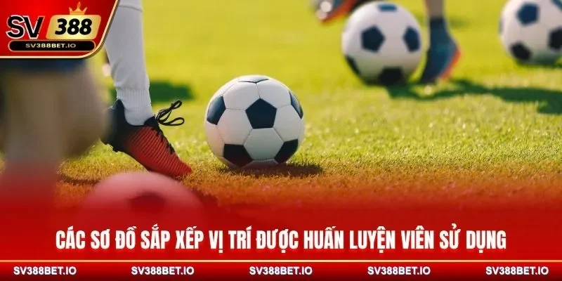 Những sơ đồ vị trí được nhiều huấn luyện viên trên toàn thế giới sử dụng